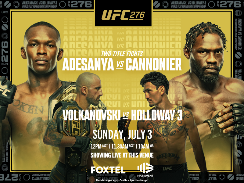 UFC 276 Adesanya v Cannonier