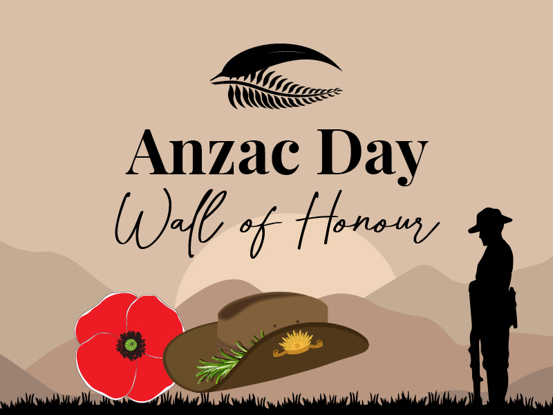 ANZAC Day Wall of Honour